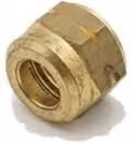 Primaplus Compression Nut 8mm in Grey Brass for Water and Gas