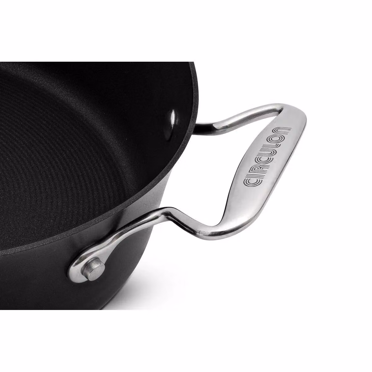 Circulon Style Sauté Non Stick Frying Pan, Black, Diameter: 24 cm – 3