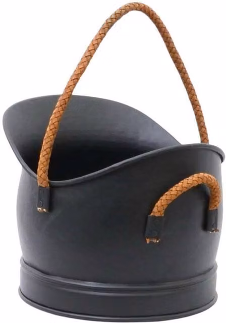 Minster Coal Bucket, Black, W: 28 cm, D: 32 cm, H: 25 cm – 1