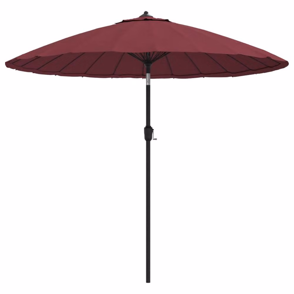 Berkfield Home Outdoor Parasol with Aluminium Pole, Red, Diameter: 270 cm – 2
