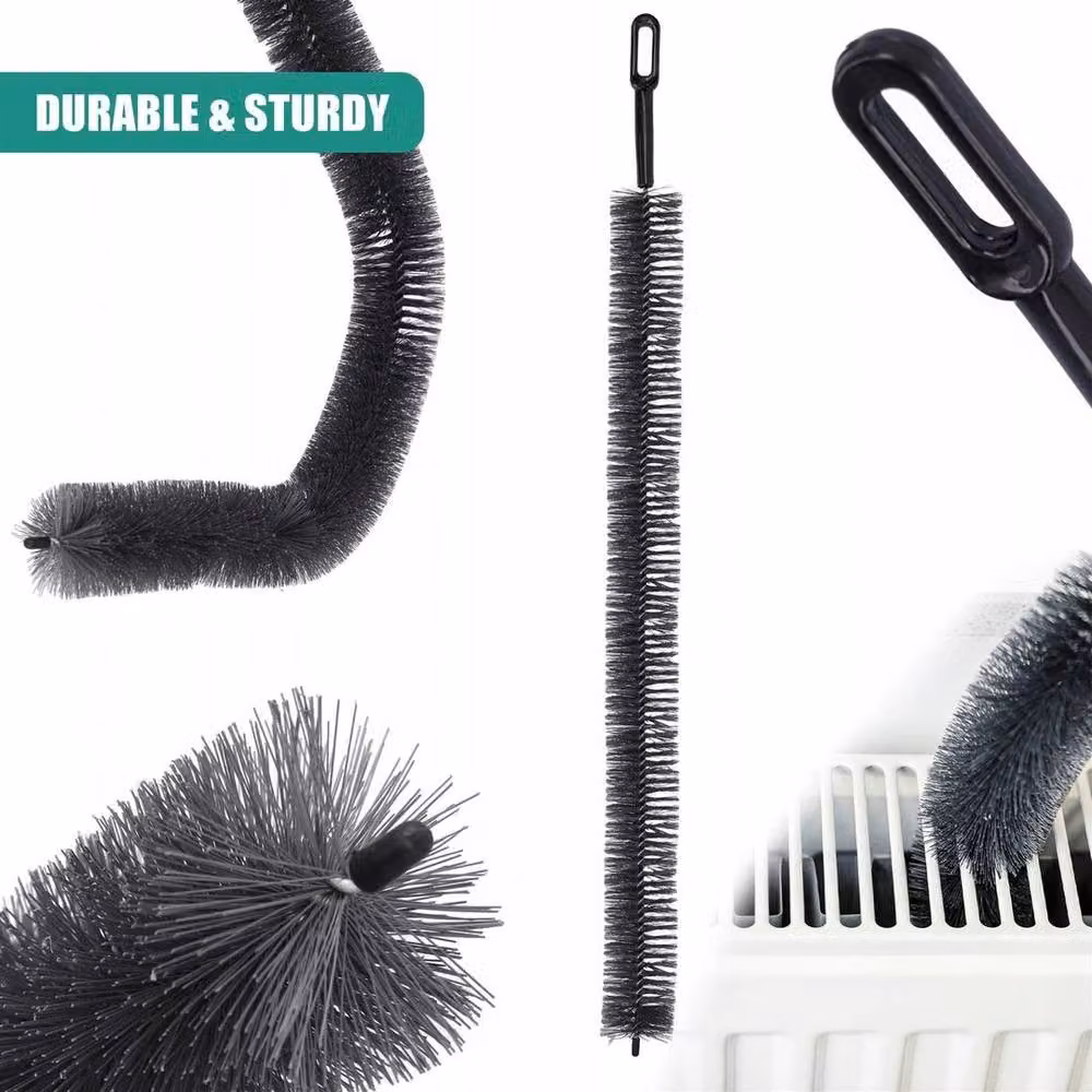 EONLION Set of 2 Black Radiator Cleaning Brushes, 71 cm – 2