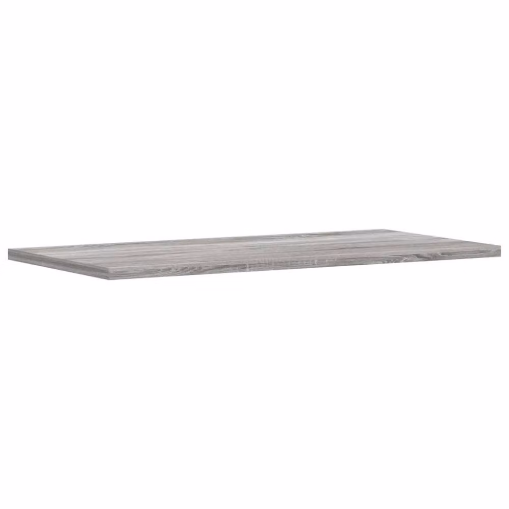 Berkfield Home Wall Mounted Shelves, 4 Piece Set in Grey Sonoma, W: 60 cm, D: 20 cm, H: 1.5 cm – 3