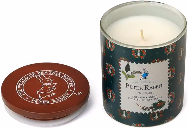 Peter Rabbit Frosted Forest Scented Glass Candle, Multicolour, 213g – 1