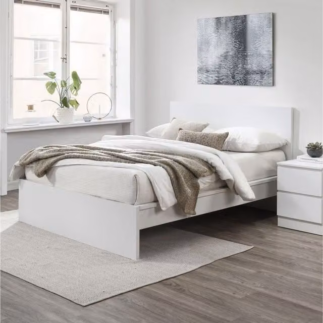 Birlea Oslo Modern Double Bed in White