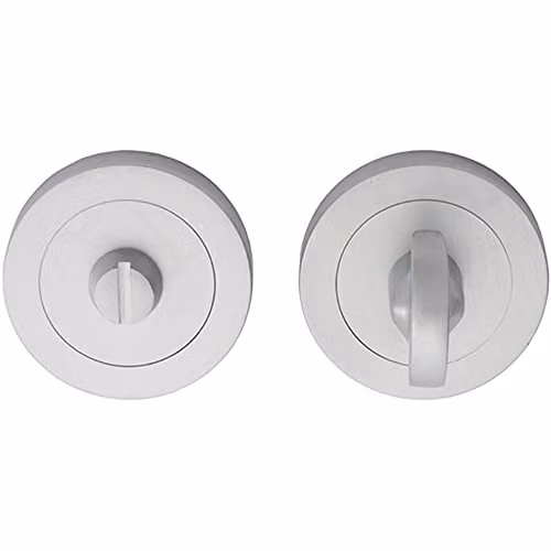 Loops Thumbturn Lock and Release Handle with Concealed Fix and 80mm Spindle in Satin Chrome