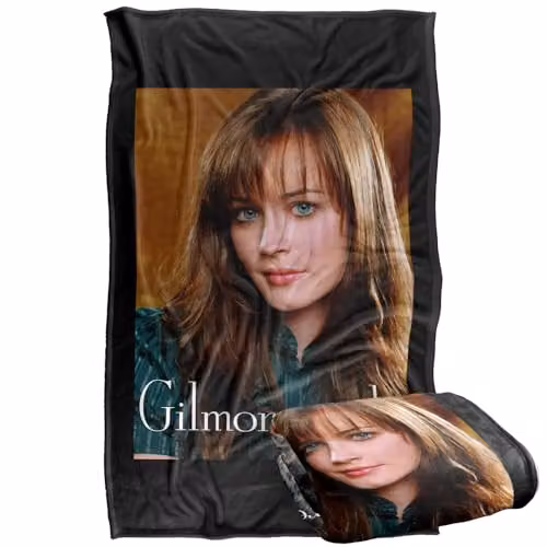 Warner Bros. Gilmore Girls Rory Portrait Super Soft Fleece Throw Blanket, Multicolour, W: 91 cm, D: 147 cm – 1