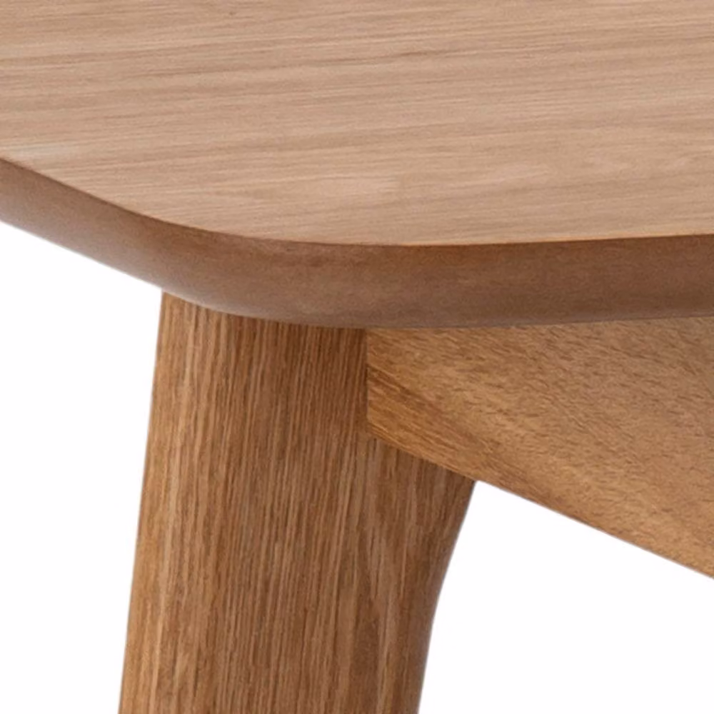 Wyld Haus Milan Oak Writing Desk in Brown with Integrated Drawer, W/D/H: 105 x 45 x 74 cm – 4
