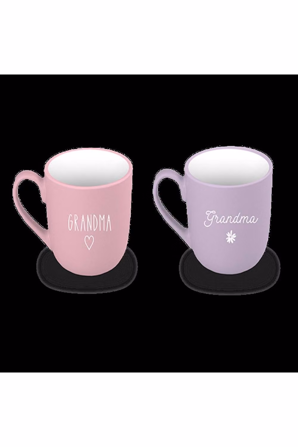 KDMD Grandma Matte Ceramic Mug 2 Pack in Multicolour – 1