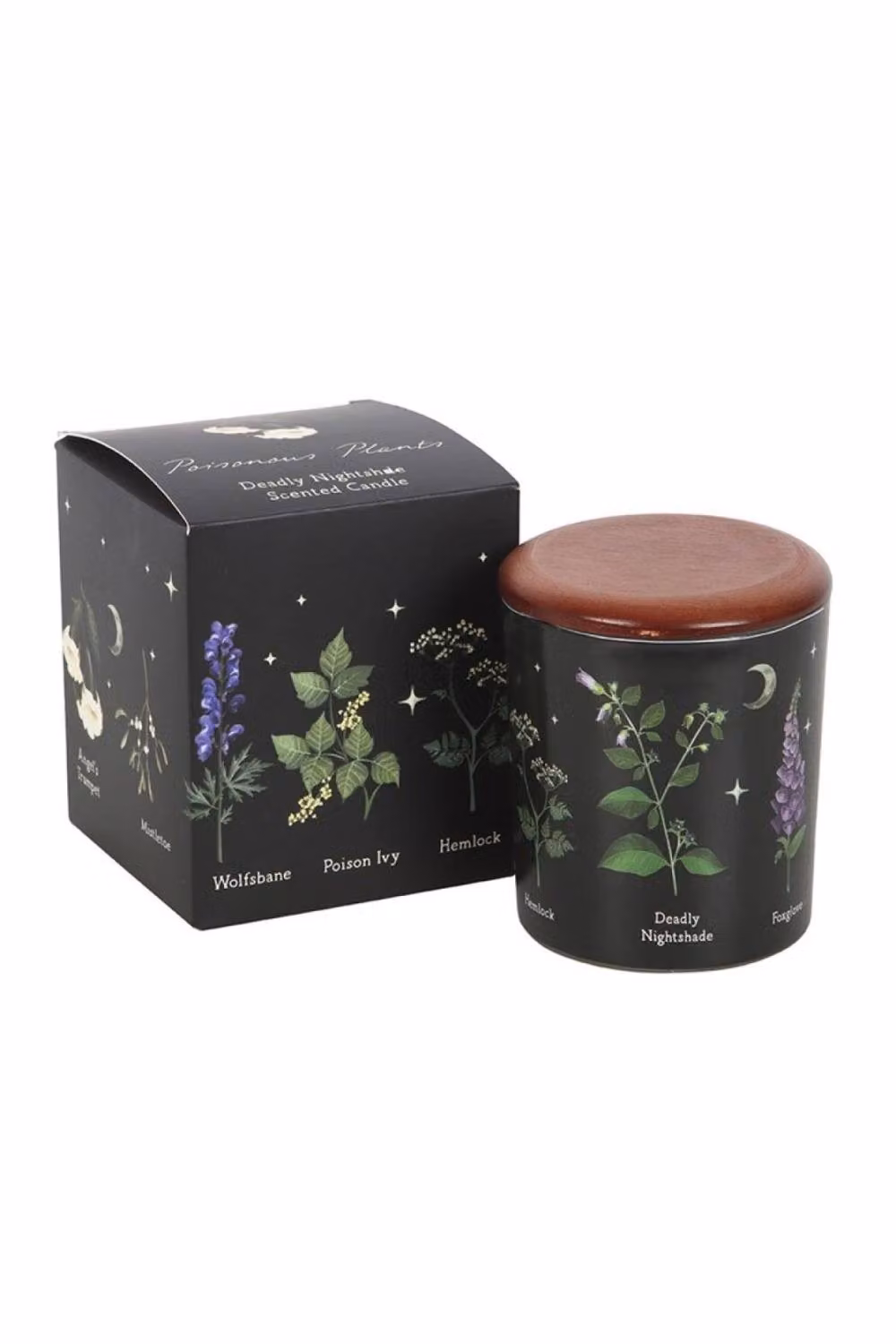 KDMD Deadly Nightshade Scented Candle in Black with Floral Fragrance – 2