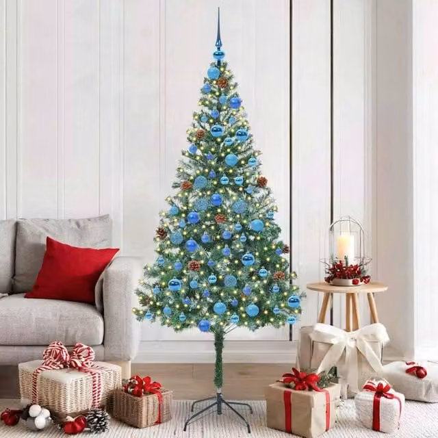 Berkfield Home Artificial Green Christmas Tree with Stand, Height: 180 cm – 1