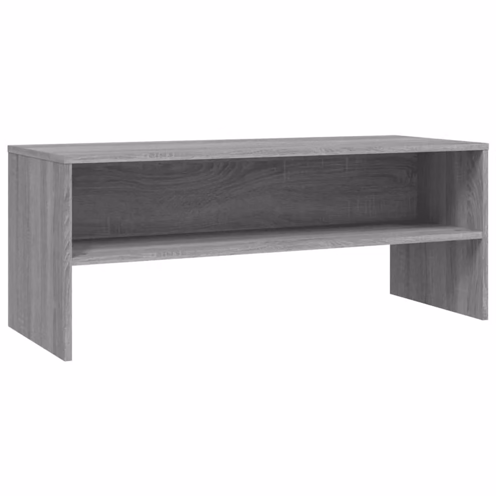 Berkfield Home Grey Sonoma TV Cabinet in Engineered Wood W/D/H: 100 x 40 x 40 cm – 2