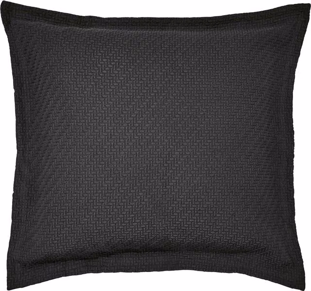 Bedeck of Belfast 1951 Andaz Charcoal Grey Cotton Percale Pillow Sham – 4