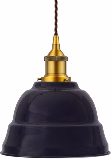 SE Home Lincoln Pendant Light in Navy Blue and Antique Gold – 1
