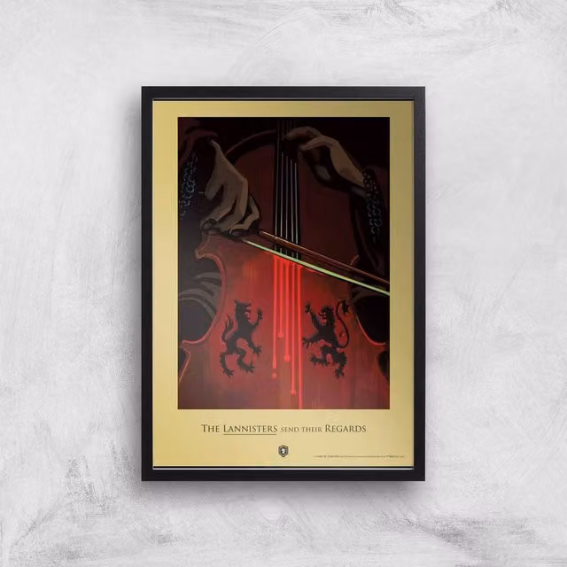 Game of Thrones Lannisters Multicolour Giclee Art Print on Paper, A4