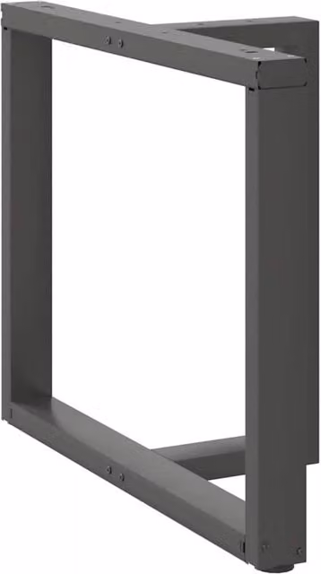 Berkfield Home Modern T-Shaped Dining Table Legs, 2 Pieces, Anthracite, W: 90 cm, D: 35 cm, H: 72-73 cm – 1
