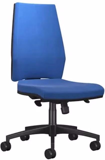 Chilli Seating Rome Blue Fabric High Back Office Task Chair
