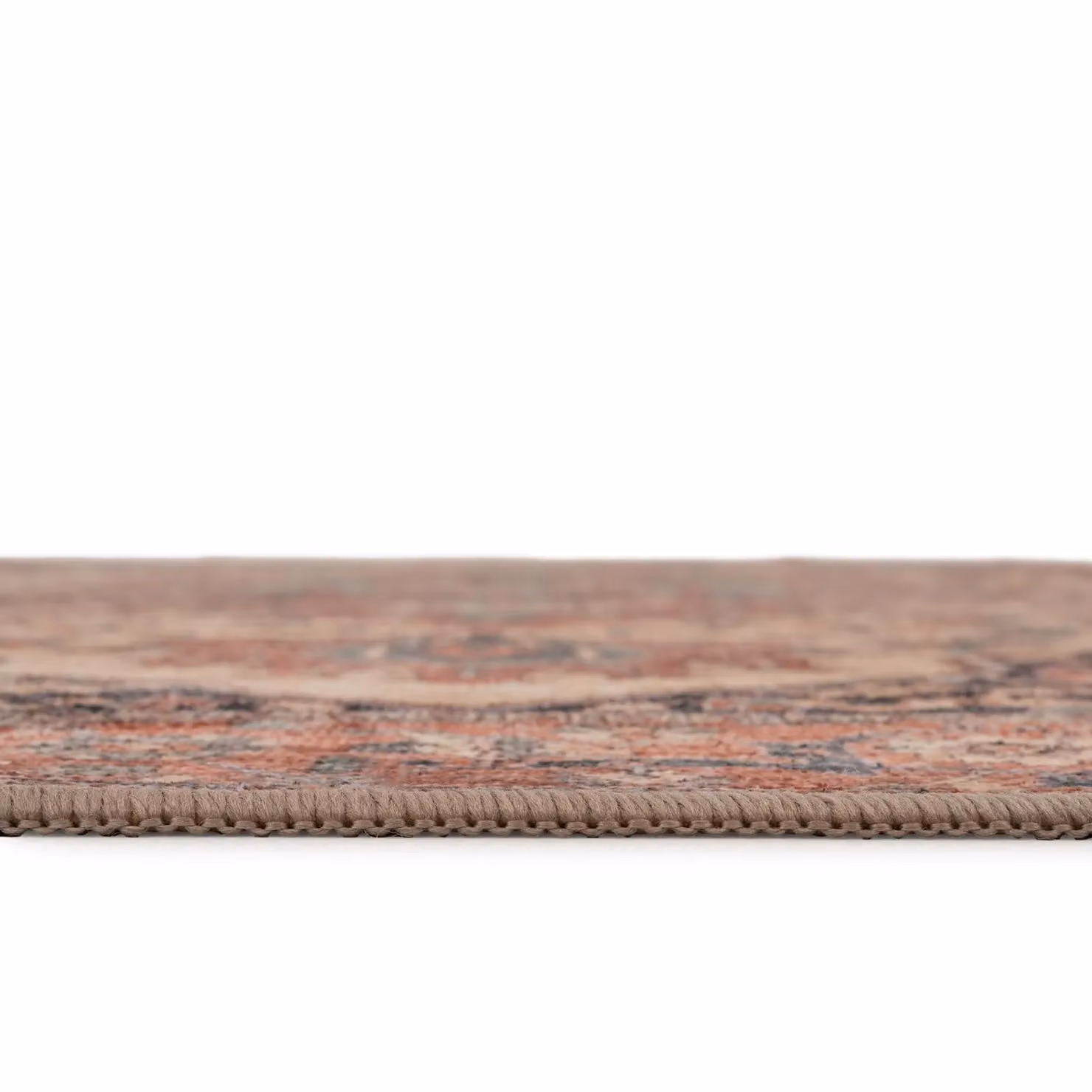 Kukoon Terracotta Distressed Vintage Washable and Liquid Repellent Living Room Area Rug, W/D/H: 240 x 330 cm – 3