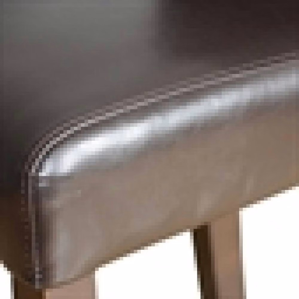 netfurniture Rose Brown Padded Bar Stool with Black Birch Wood Frame – 3