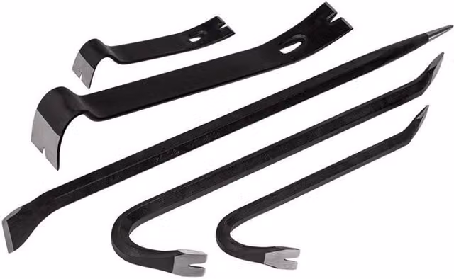 Roughneck 5 Piece Multi-purpose Bar Set in Black and Multicolour – 1