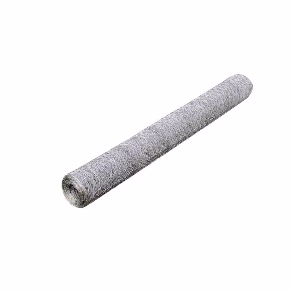 Berkfield Home Modern Galvanised Steel Chicken Wire Fence, Silver, W/H: 0.5 x 25 m – 3