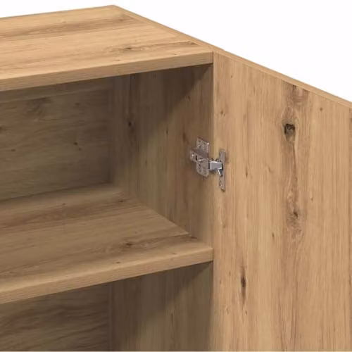 vidaXL Artisan Oak Sideboard in Brown, W/D/H: 70 x 34 x 90 cm – 4