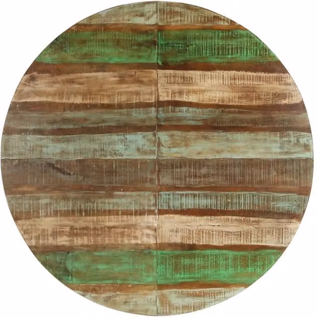 Berkfield Home Sturdy Reclaimed Solid Wood Dining Table, Multicolour, W: 150 cm, D: 75 cm, H: 75 cm