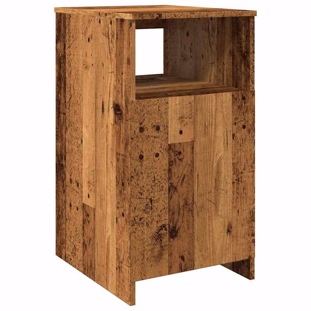Berkfield Home Drawer Cabinet in Old Wood Brown, W/D/H: 40 x 50 x 76 cm – 4
