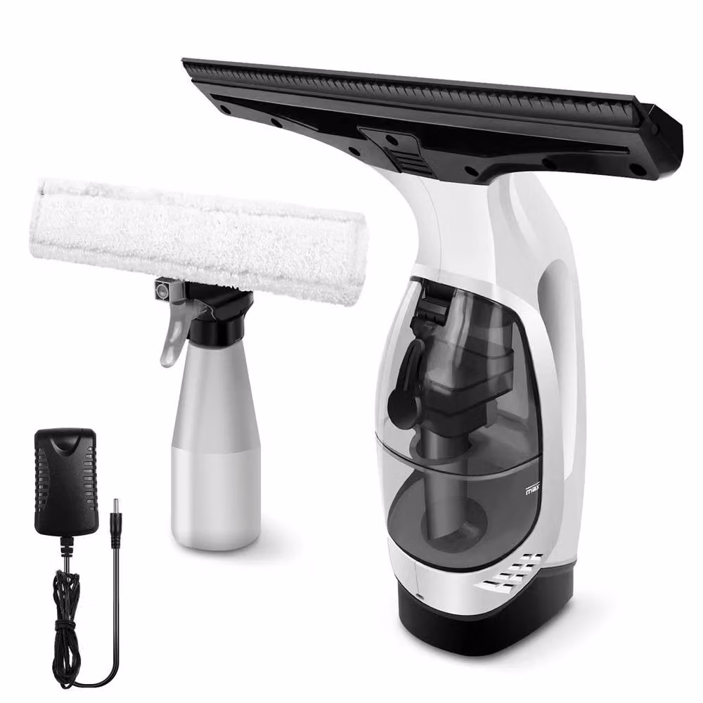 Nordara Cordless Rechargeable Window Vacuum Glass Cleaner in White – 5