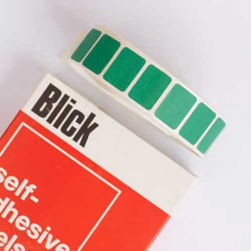 Blick Green Self Adhesive Address Labels, 16mm x 22mm, 1440 Pack – 3