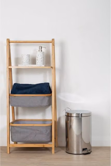 Orsina 12 Litre Stainless Steel Pedal Bin with Soft Close Lid and Removable Inner Bucket in Silver or Black
