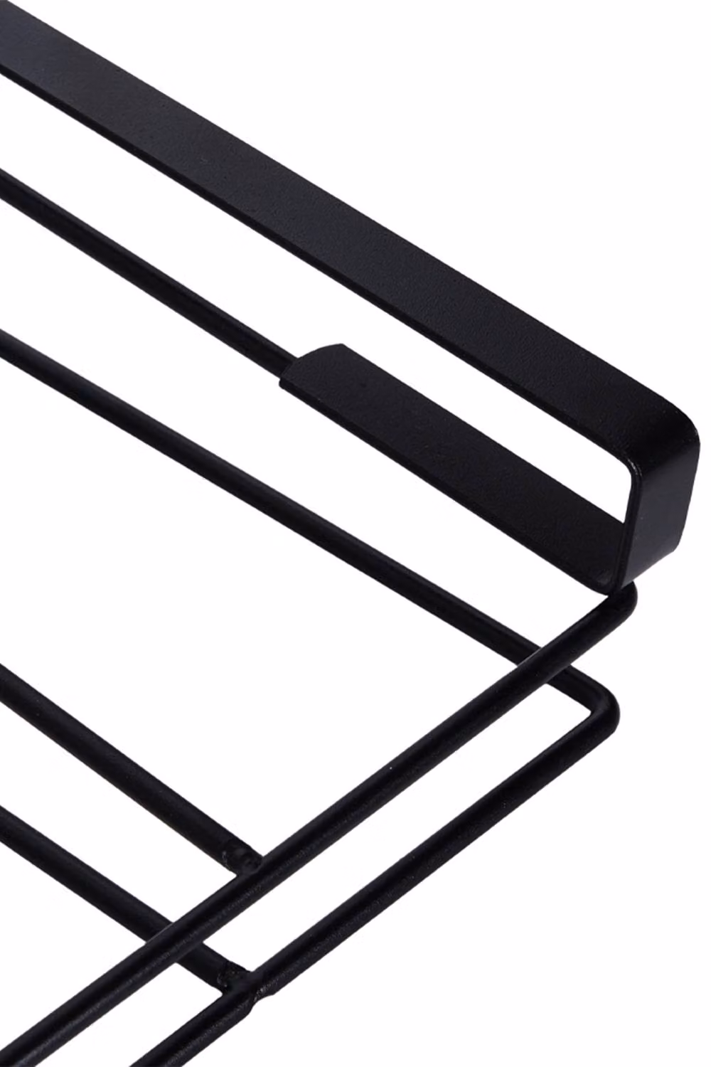 Garden Sanctuary Black Metal Under Cabinet Hanging Storage Rack and Cutting Board Holder – 2