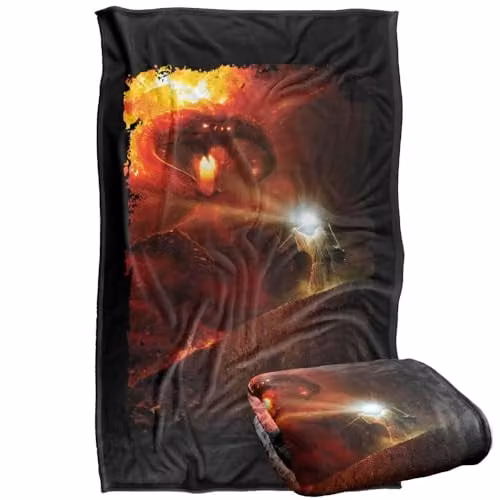 Warner Bros. The Lord Of The Rings You Shall Not Pass Super Soft Fleece Throw Blanket, Multicolour, W/D/H: 91 x 147 cm – 1