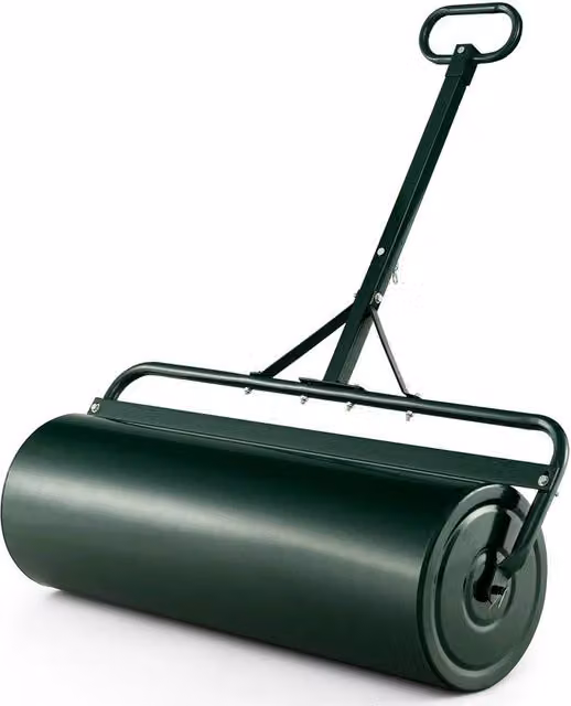 NESTLUNE Green Water or Sand-Filled Sod Roller with Detachable Metal Component