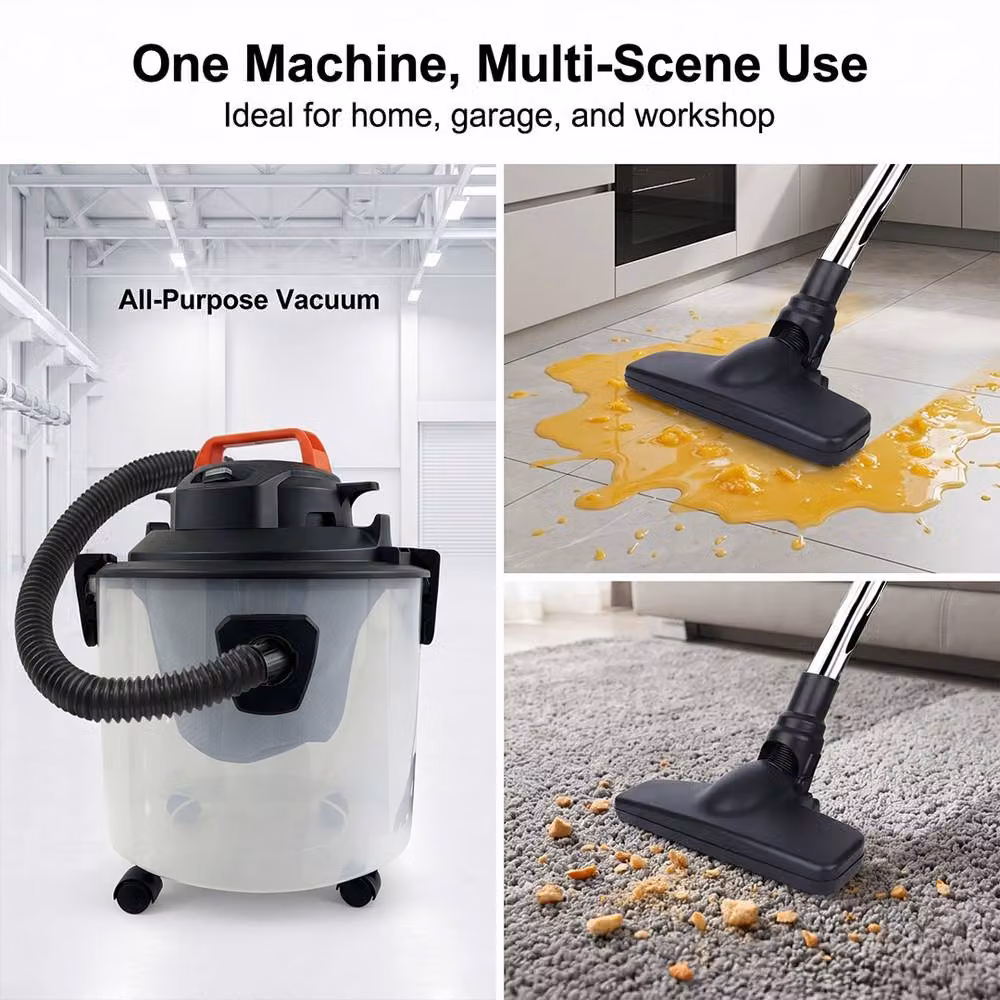 Ventryn Black Wet and Dry Bagless Cylinder Vacuum Cleaner, 25L Capacity – 3