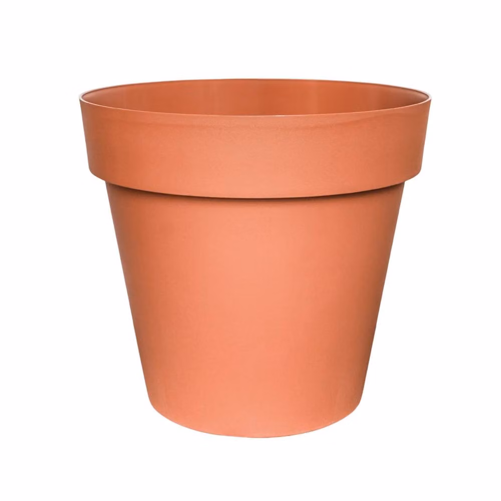 Ivyline Cleo Planter in Terracotta with Wheels, Diameter: 80 cm – 2