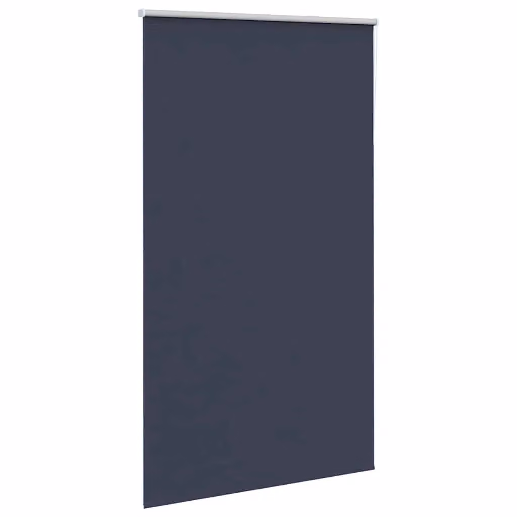 Berkfield Home Marine Blackout Roller Blind in Blue, Thermal Insulating Polyester, W: 140 cm, H: 210 cm – 3