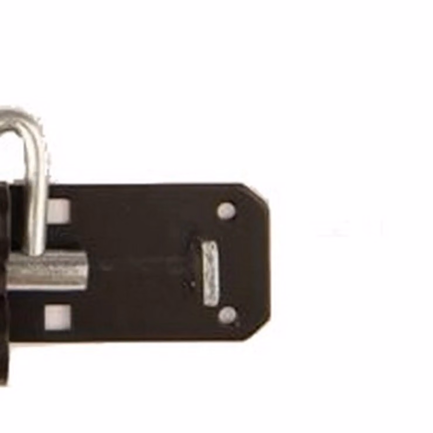 Securit Black Door Add Lock Padlock Bolt – 2