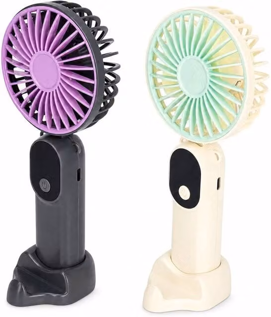 NESTLUNE 2x Portable Air Cooler Fan, Multicolour