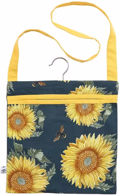 Dexam Blue and Multicolour Fabric Peg Bag