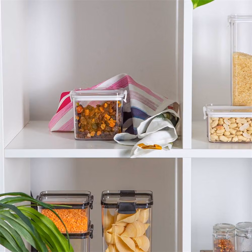 Argon Tableware White and Transparent BPA-Free Plastic Food Storage Container, W: 100 cm, D: 60 cm – 2