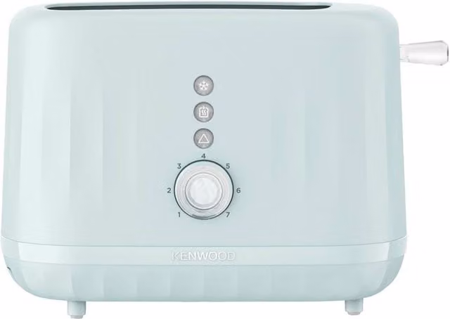 Kenwood Ripple 2 Slice Toaster in Blue with 7 Browning Settings, Reheat, Defrost and Cancel Functions, 850W – 1
