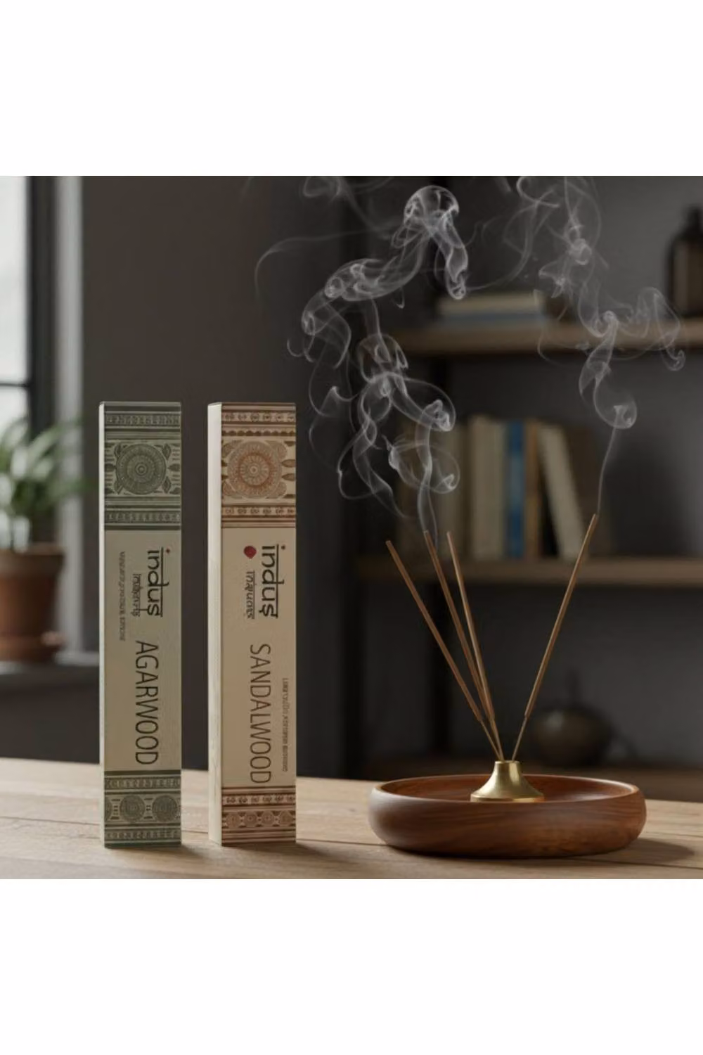 Indus Treasures Sandalwood Incense Sticks, 15g, Brown – 2