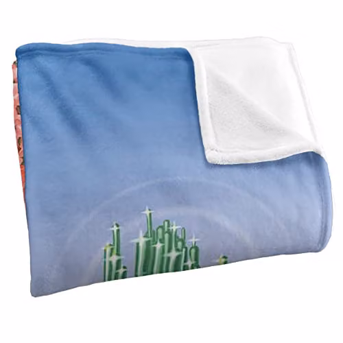 Logovision The Wizard of Oz Silky Touch Super Soft Fleece Throw Blanket, Multicolour and White, W/D/H: 152 x 127 cm – 2