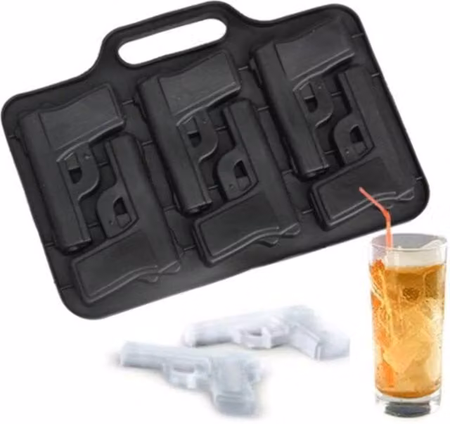 KDMD 3D DIY Silicone Ice Cube Mold Maker in Black