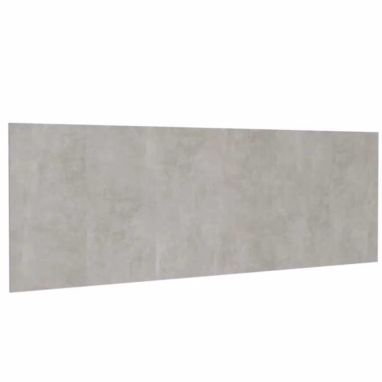 Berkfield Home Wall Headboard in Concrete Grey, W: 240 cm, D: 1.5 cm, H: 80 cm