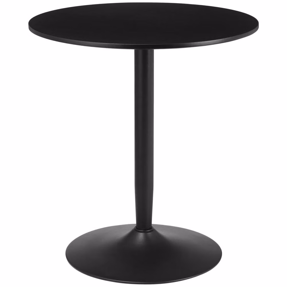 Wyld Haus Reveva Round Metal Dining Table in Black, Diameter: 70 cm, Height: 75 cm – 2