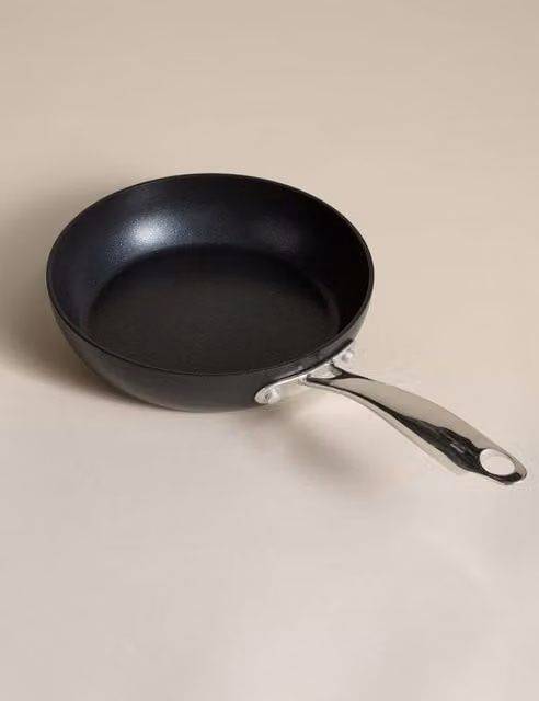 M&S Non-Stick Pro Aluminium Frying Pan, Black, 20cm