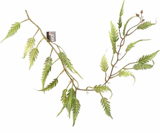 Artificial Hanging Trailing Fern Plant in Green