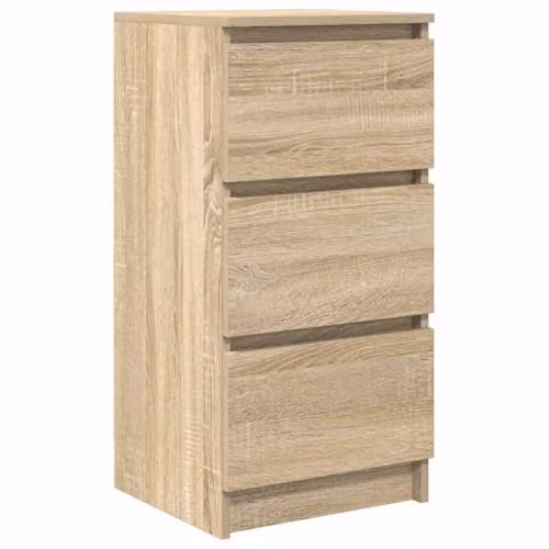 vidaXL Sonoma Oak Sideboard in Brown, W/D/H: 37.5 x 35.0 x 76.0 cm – 1