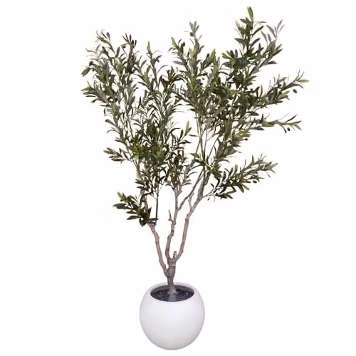 Leaf Design UK XL Artificial Green Tree in Decorative Planter, H 200 cm x W 130 cm x D 130 cm